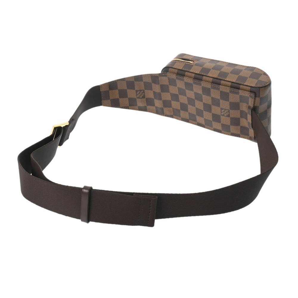 Louis Vuitton Canvas Geronimos Body Crossbody Bum Brown Damier Bag Belt Brown